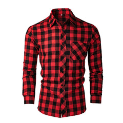HEARUJOY - Casual Outing 2XL Long Sleeve Blouse Casual Men Clothing Tops Printed Casual Top Everyday Use Polyester Fabric