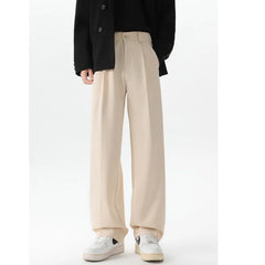 HEARUJOY - Spring/Summer Men's Lounge Suit Pants - Loose Fit Drape Fabric Business Casual Trousers Man Clothing Plus Size 6XL 7XL 8XL