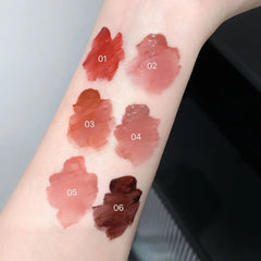 YICKYUE - Water Light Lip Gloss Purple Mulberry Mirror Glass Lip Glaze Moisturizing Plump Lip Non Stick Cup Waterproof Long Lasting Makeup