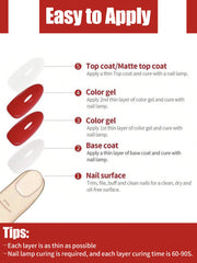 YICKYUE - Autumn Jelly Color Fairy Pearlescent Beauty Honey Series Gel Nail Polish For Christmas Halloween Nail Art Salon Use