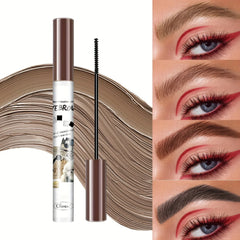 YICKYUE - 1 PC Waterproof Eyebrow Gel Coffee Black Eyebrow Paint Tint Mascaras for Fashion Makeup Sobrancelha