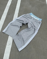 Hearujoy Y2K retro fashion simple striped casual pants for men and women Harajuku straight pants high waist loose hip hop sweatpants