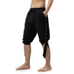 HEARUJOY - Elastic Waist Plus Size Underwear Sexy Swimming Trunk Men'S Shorts Costume Trousers Medieval Retro Pants Shorts Hommes шорти