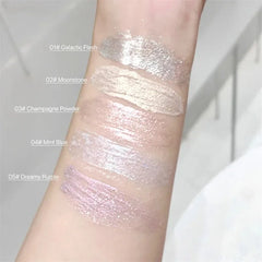 YICKYUE - Waterproof Sparkling Jelly Gel Eye Shadow Quick Drying Pearlescent Shimmer Glitter Highlighter Lying Silkworm Pear Eyeshadow