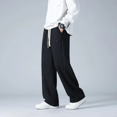 HEARUJOY - Men's Outdoor Printed Trendy Comfortable Straight Leg Pants Are Comfortable Versatile Breathable High-quality Straight Leg Pants