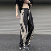 Hearujoy Techwear Parachute Cargo Pants Men Patchwork Zipper Loose Casual Trousers Male Summer Streetwear Hip Hop Spliced 5XL