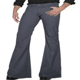 HEARUJOY - Men's Clothing Cross-Border Amazon Solid Color Daily Casual Stretch Slim Retro Flare Pants