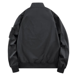 HEARUJOY - Spring and Autumn New Men's Simple Stand-up Collar Jacket Casual Waterproof Windproof Anti-wrinkle Thin Fashion Coat
