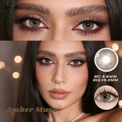 YICKYUE - Colored Contact Lenses High Quality Brown Lenses Natural Iris Lenses Hazel Contacts Colored Pupils Cosmetic Beauty