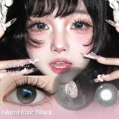 YICKYUE - 2pcs 1 day Use Colored Contact Lenses for Eyes Blue Lenses with Diopters Anime Beautiful Pupils Cosmetics Fast Delivery
