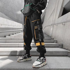 Hearujoy Techwear Cargo Pants Men Harajuku Cargo Trousers Male Hip Hop Loose Casual Streetwear Japanese Men Clothing Patchwork