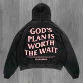 Hearujoy Vintage Letter Print Oversized Hoodie Streetwear Women sweatshirts Harajuku Tops Goth Jacket korean Y2k Hoodies Women clothes