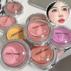 YICKYUE - Single Color Blush Silky Texture High Color Rendering No Powder Feeling Low Saturation Long Lasting Natural Matte Blush Cream