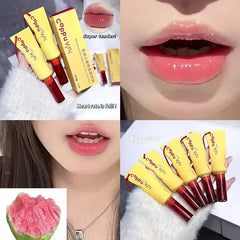 YICKYUE - Mirror Water Liquid Lipstick Crystal Jelly Lip Gloss Moisturizing Sexy Lip Plumper Lip Tint Makeup Long Lasting Korean Cosmetics