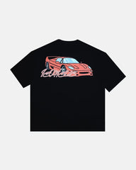 Hearujoy American fashion casual Harajuku Streetwear shirt Women y2k top Cartoon car print short sleeve trend retro oversized T-shirt