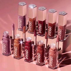 YICKYUE - Fashion Fenty Beauty Lip Glaze Moisten Shine Glitter Lip Plumper Makeup For Beginner Liquid Lipstick Female Makeup Cosmetics