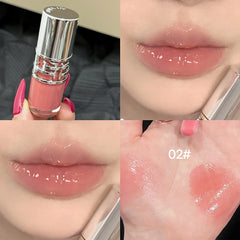 YICKYUE - Moisturizing Lip Glaze Jelly Mirror Water Gloss Lip Glaze Affordable Lipstick Lipgloss Tint Female Cosmetics Lip Stain