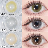 YICKYUE - Queen Quartz Natural Colored Contact Lenses For Eye Lens Cosmetic Color Contact Lens Beauty Pupils 6 Months 14.0mm