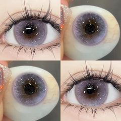 YICKYUE - 1Pair Color Contact Lenses for Eyes with Prescription Green Makeup Color Lenses Beauty Pupils Fashion Blue Lenses Yearly