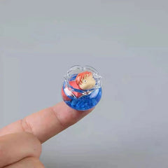 YICKYUE - Fish Tank Little Girlre Frigerator Magnets Cute Ins Magnetic Decorative Magnet Home Decor