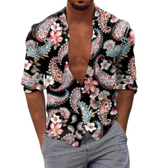HEARUJOY - Regular Cuff Men'S Plaid Shirt Men Long Sleeve Winter Casual Printed Shirts Fashion Top Blouse Shirts Camisas De Hombre