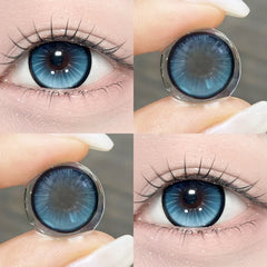 YICKYUE - 1pair Color Contact Lenses for Eyes Blue Purple with diopters Beauty Natural Pupils New Style Lens Contacts Fast Shipping