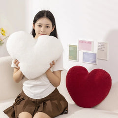 YICKYUE - Ins Heart Shaped Pillow Love Throw Pillows Valentines Day Gifts Living Room Decor Soft Plush Seat Cushion/Back Cushions Pillows