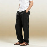 HEARUJOY - Straight Leg Casual Pants for Men European American Style Comfort Fit Work Trousers Spring Autumn Office Wear