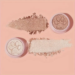 YICKYUE - 2PCS/Set Long-Lasting Shining Eyeshadow Pearlescent Shimmer Eye Shadow Highlighter Beautiful Eye Brightening Makeup