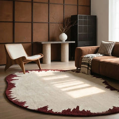 YICKYUE - Irregular Shape Living Room Decoration Carpet Light Luxury Rugs for Bedroom Fluffy Soft Lounge Floor Mat Thick Plush Bedside Rug