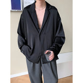 HEARUJOY - Summer Thin Blazer Men Business Society Mens Suit Jacket Korean Loose Casual Dress Jacket Men Black White Formal Jackets