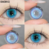 YICKYUE - 1 pair Colored Contact Lenses with Prescription Blue Pupils Cosmetics Natural Beauty Colorful High Quality Korean Lenses