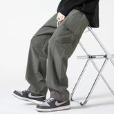 HEARUJOY - Men's Black Pants New Cargo Pants Men's Loose Straight Oversize Clothing Fashion Jogger Harem Trousers Man Casual Sweatpants