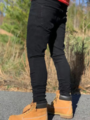 HEARUJOY - Slim-fit Men'S Washed Jeans