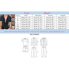YICKYUE - Elegant Roll-Up Sleeves Men'S Button Down Shirt Mens Fashion Casual Solid Color Button Lapel Shirt Short Sleeve Ropa Hombre
