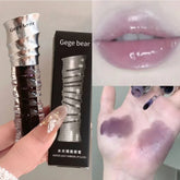YICKYUE - Fashion Shell Lip Gloss Long-lasting Hydrating Jelly Lip Oil Waterproof Non-fading Mirror Shimmer Blue Almond Lip Gloss Cosmetic