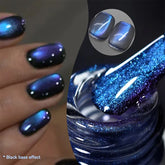 YICKYUE - 10ml Blue Tears Cat Magnetic Gel Ultra Shining Auroras Glitter Soak Off UV Gel Nail Art Varnish Manicure Supplies