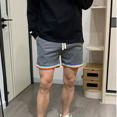 HEARUJOY - Shorts for Men Sweat Drawstring Joggers Sports Summer New in Pant 2025 Casual Xl Fashion Personalizate No Logo Man Short Pants