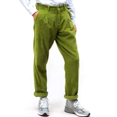 HEARUJOY - Spring Autumn New Stylish Straight Cargo Pants Men Casual Texture Corduroy Trousers For Men Loose High-waisted Pants Streetwear