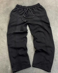 Hearujoy American retro casual straight leg wide leg pants men and women fashion streetwear Harajuku couple oversized sports casual pants