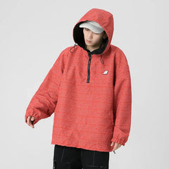 Hearujoy Spring and Autumn Retro Hooded Coat Men's Hundreds of Casual Rushing Clothes High Street Loose Workwear Jacket New Men Clothing