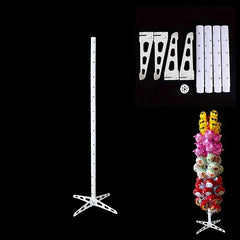 YICKYUE - A Set of Balloon Display Stands for Bubble Balls Support Columns for Festive Events and Wedding Decoration Party Balloon Display