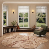 YICKYUE - Retro Style Rugs for Bedroom Irregular Shape Living Room Decoration Large Carpet Fluffy Soft Lounge Floor Mat Thickend Plush Rug