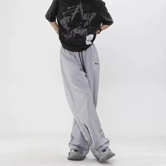 Hearujoy Parachute Sports Pants Joggers Men Korean Oversize Wide Leg Trousers Male Sportswear Casual Loose Streetwear Hip Hop