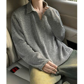 HEARUJOY - Spring Lapel Hoodie Men Oversized Casual Sweatshirt Men Korean Loose Pullover Hoodie Mens Hoody Men Long Sleeved T-shirt M-3XL