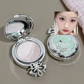 YICKYUE - Monochrome Highlighter Champagne Gold Glitter Brighten Shiny Eye Makeup Diamond Shimmer Eyeshadow Palette Contouring