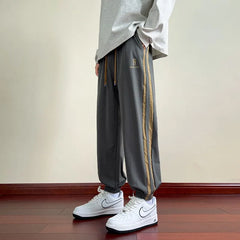HEARUJOY - Men's Outdoor Printed Trendy Comfortable Straight Leg Pants Are Comfortable Versatile Breathable High-quality Straight Leg Pants