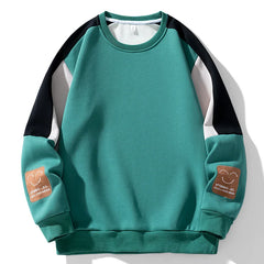 HEARUJOY - Men's New Long-sleeved Spring Autumn Korean Embroidered Trendy Brand Versatile Teen Top