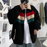 Hearujoy Spring And Autumn New Personalized Contrast Color Corduroy Jacket Men's Versatile Korean Style Student Casual Top Jacket For Men