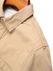 YICKYUE - Men's summer khaki denim short - sleeved shirt. Suitable for various occasions such as daily leisure and outdoor activities.